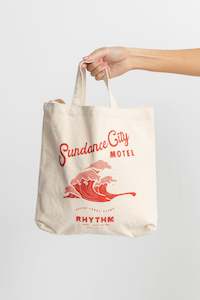 Motel Record Tote Bag Natural