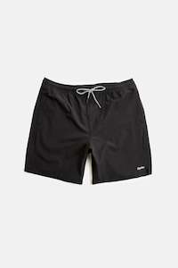 Rhythm Mens Classics: Classic Beach Short Black