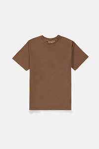 Rhythm Mens Classics: Classic Vintage Tee Chocolate