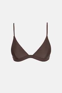 Rhythm Classics Collections: Classic Bralette Top Chocolate