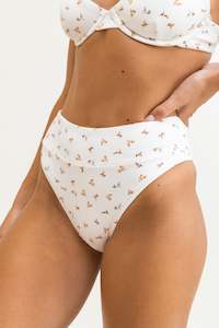 Lani Hi Hip Banded Pant Cream