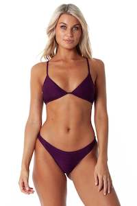 10 Swim: Tahiti Cheeky Pant - Blackberry