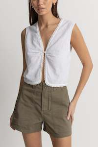 Pearl Vest White