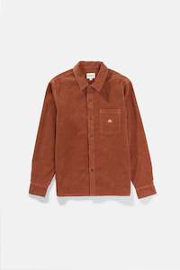 Corduroy LS Shirt Rust