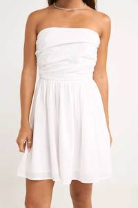 Womens New Arrivals: Mila Mini Dress White