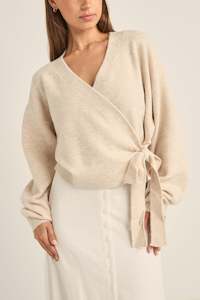 Lexie Wrap Front Knit