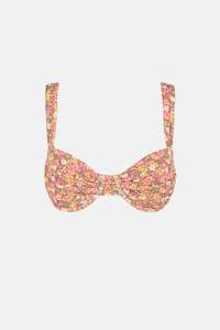 Marie Floral Soft Strap Balconette Top