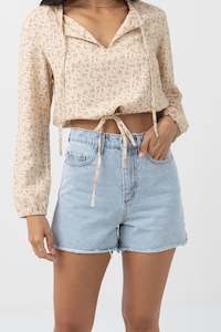 Staple Denim Short Blue Wash