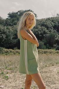 Layout: Hanalei Mini Dress Green