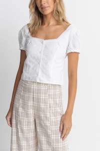 Sadie Top White