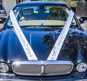 Bridal Car: Wedding Car Ribbon