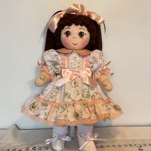 Leah. 38 cm Fair Complexion Rag Doll