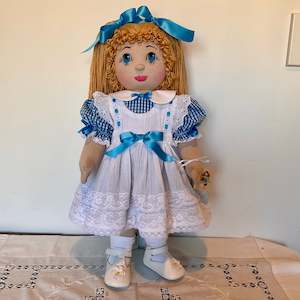 Cloth doll ,100% cotton knit: Evie,50cm Fair Complexion Rag Doll