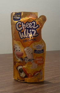 Kraft Squeeze Cheese Whiz 210g Original In Pouch