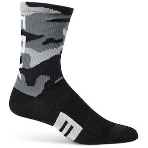 Fox Womens 6 Inch Flexair Merino Socks [black Camo]