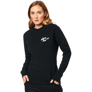 FOX WOMENS WILD N FREE CREW FLEECE [BLACK