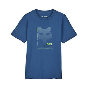 Youth Shortsleeve Tees: FOX YOUTH DISPUTE PREMIUM SS TEE [INDIGO]