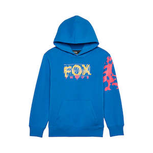 FOX YOUTH ENERGY FLEECE PULLOVER HOODY [TRUE BLUE]