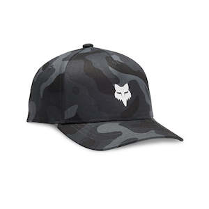 Fox Youth Head Camo 110 Snapback Hat [black Camo]