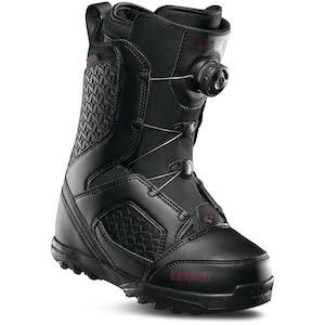 Snow Boots: 32 WOMENS STW BOA SNOWBOOTS [BLACK] 6