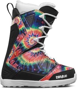 Snow Boots: 32 WOMENS LASHED SNOWBOOTS [TIE DYE] 6