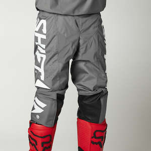 SHIFT WHITE LABEL TRAC PANTS [GREY/WHITE]