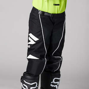 Shift Mx21: SHIFT YOUTH WHITE LABEL ROKR PANTS [BLACK/WHITE]