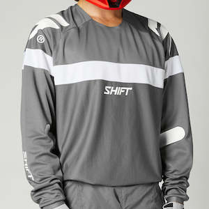 Shift Mx21: SHIFT WHITE LABEL VOID JERSEY [GREY/WHITE]