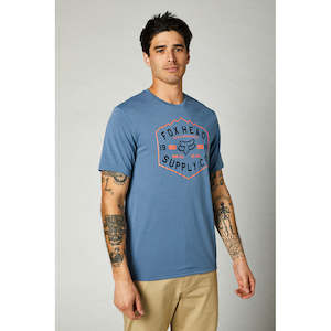 Fox Backbone Ss Tech Tee [matte Blue]