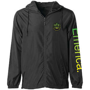 EMERICA NIGHTCRAWLER WINDBREAKER JACKET [BLACK]