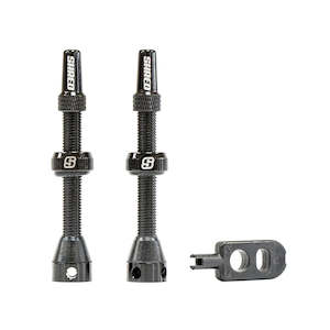 SHRED TUBELESS VALVE SET 50MM BLACK