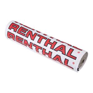 Renthal SX Handlebar Pad 10in - White /Red Retro