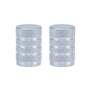 Oxford Gripper Valve Caps - Silver