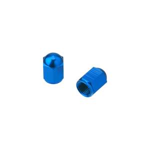 DRC ALUMINUM VALVE CAPS 2PCS H-BLUE