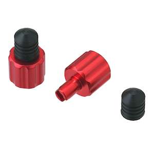 Drc Airvalve Cap W/valve Wrench 2pcs Red