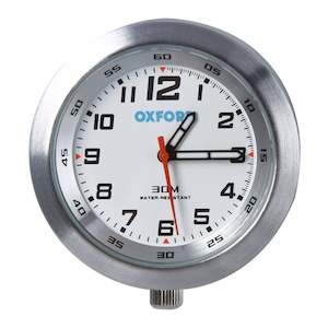 Gifts: Oxford Clock Sil Case & White Face with Bracket