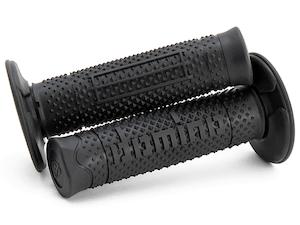 Grips Off Road: Domino Off-Road Grips - A260 Coarse Dimple Monochrome DSH