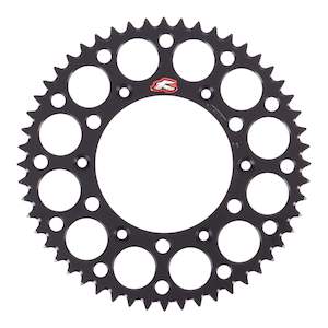 Renthal Sprocket Rear Black 52T Alloy 7075 T6 Grooved