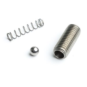 Spring, Ball M10 X 25mm & Grub Screw