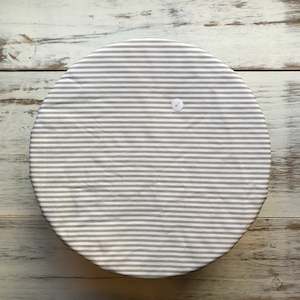 * Grey Stripes bowl cover | Large