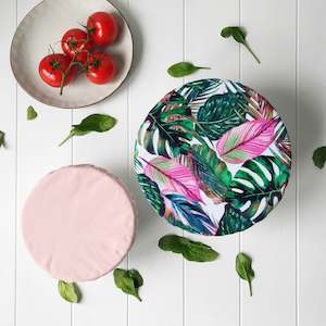 PARADISE & BLUSH | Bowl cover set of two