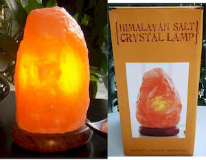 Himalayan Salt Lamps 1.5-2kg Range - with 12V cable and bulb