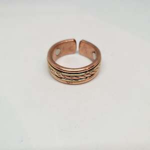 Twist Copper Magnetic Ring