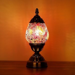 Turkish Oval Mosaic Lamp