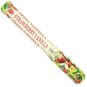 HEM Hexagon Strawberry Vanilla Incense 6 Pack