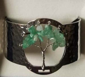 Green aventurine Tree of Life Bracelet