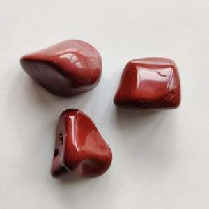 Dark Red Jasper Tumbled Crystal