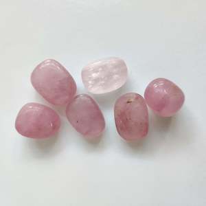 Dark Rose Quartz Tumbled Crystal (1-2cm)