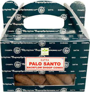 Satya Palo Santo Backflow Incense Cones