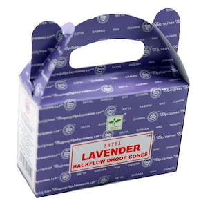 Satya Lavender Backflow Incense Cones